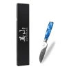 Couteau santoku 12cm Kutoyama Blue Wave