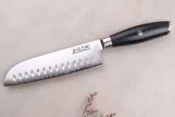 Couteau santoku 18cm Wusaki Fujiko Black 10CR