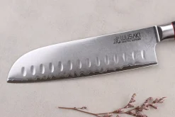Couteau santoku 18cm Wusaki Fujiko Black 10CR