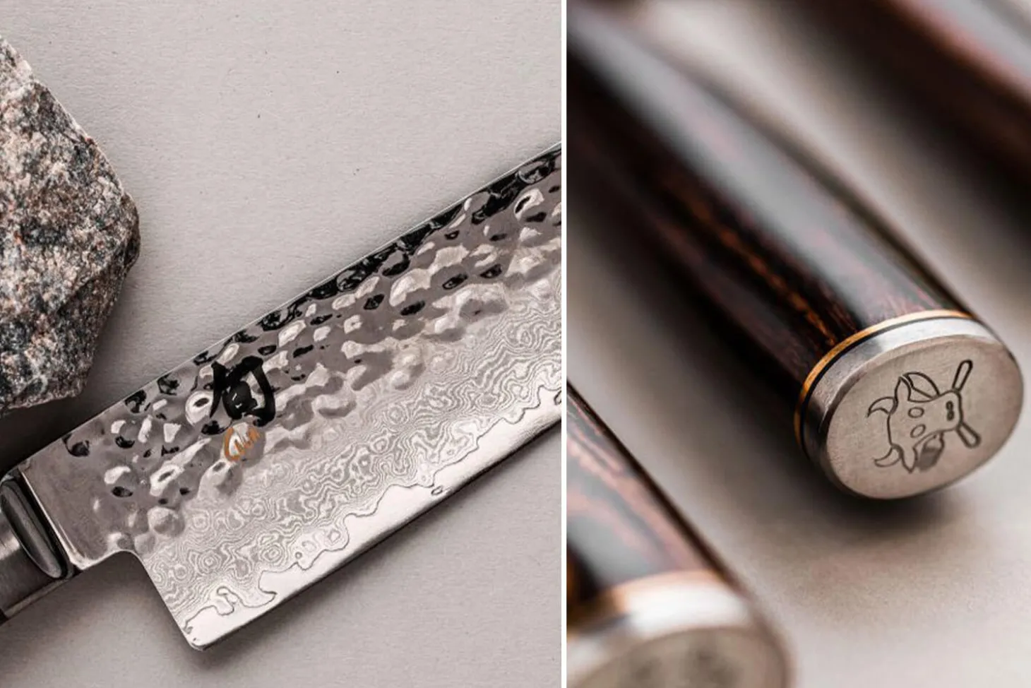Couteau Santoku damassé Shun Premier Tim Mälzer 14cm