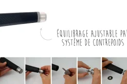 Couteau santoku De Buyer FK2 17cm équilibrage ajustable inédit