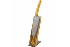 Couteau santoku Deejo lame damas 17cm Édition limitée 2025 avec support magnétique