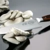 Couteau santoku DICK 1778 lame acier 3 couches 17cm manche bois de prunier