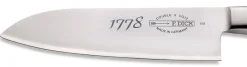 Couteau santoku DICK 1778 lame acier 3 couches 17cm manche bois de prunier