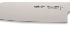 Couteau santoku DICK Red Spirit acier inoxydable 18cm manche rouge