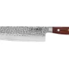 Couteau santoku Fukito Rosewood Damas 67 couches 18cm