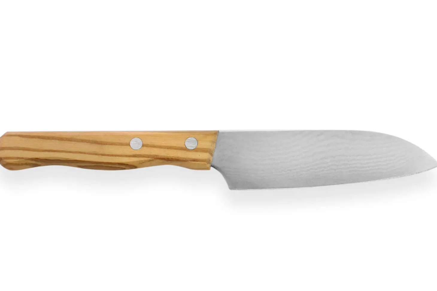 Couteau santoku Gehring Look lame 11cm damas 65 couches manche olivier