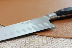 Couteau santoku Idéal Sabatier DEG lame alvéolée 17cm