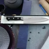 Couteau santoku japonais artisanal Kagekiyo Hammered 18cm