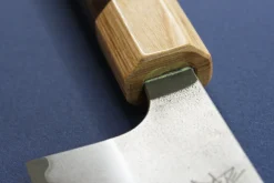 Couteau santoku japonais artisanal Yoshimi Kato AS Nashiji 17cm