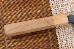 Couteau santoku japonais artisanal Yoshimi Kato AS Brut 16,5cm