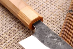 Couteau santoku japonais artisanal Yoshimi Kato AS Brut 16,5cm