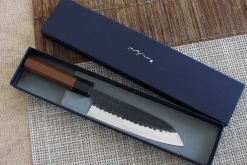 Couteau santoku japonais artisanal Anryu AS 17cm
