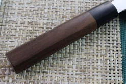 Couteau santoku japonais artisanal Kagekiyo Kurumi Ginsan 18cm