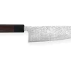 Couteau santoku japonais artisanal Takeshi Saji R2 Damas 16,5cm
