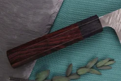 Couteau santoku japonais artisanal Yu Kurosaki Fujin 16,5cm SG2