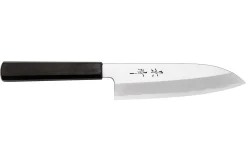 Couteau santoku japonais artisanal Kagekiyo Suri Urushi 18cm