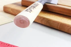 Couteau santoku japonais artisanal Yoshihiro Kogeta White 2 steel 18cm