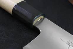 Couteau santoku japonais artisanal Kagekiyo Utage White Steel 2 18cm