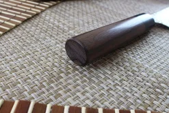 Couteau santoku japonais artisanal Yoshimi Kato 16.5cm VG10 Nickel Damascus