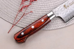 Couteau santoku japonais 18cm Sakai Takayuki Damascus Western 33 couches
