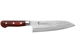 Couteau santoku japonais 18cm Sakai Takayuki Damascus Western 33 couches