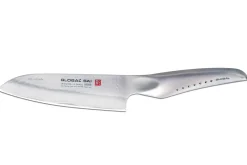 Couteau santoku japonais Global Sai M03 lame martelée 13,5cm