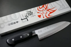 Couteau santoku japonais Japan Kanetsune 18cm acier Sandvik
