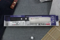 Couteau santoku japonais Kanetsugu Rev 21 lame 13.5cm micro dentée