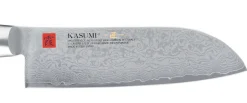 Couteau santoku japonais Kasumi Masterpiece damas haut de gamme 13cm