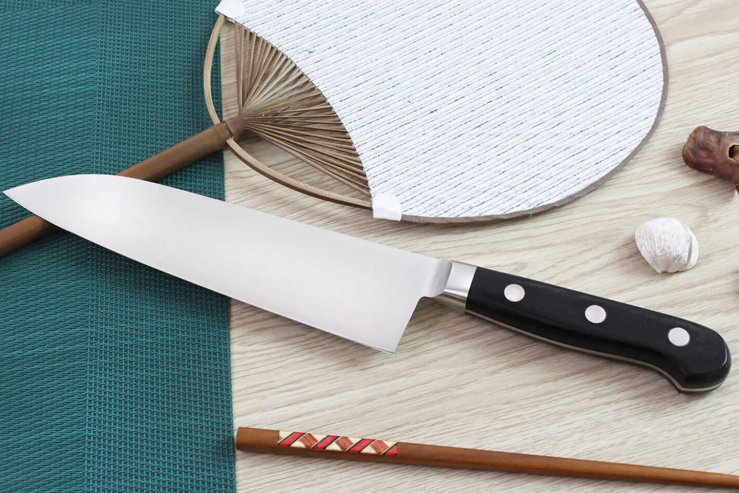 Couteau santoku japonais Misono 440 18cm