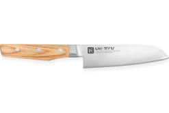 Couteau santoku japonais Shimomura Un-Ryu 16cm damas 33 couches