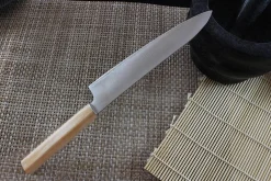 Couteau santoku japonais Shizu Hamono Yuri 18cm manche clair