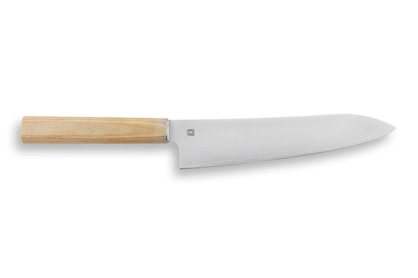 Couteau santoku japonais Shizu Hamono Yuri 18cm manche clair