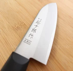 Couteau santoku japonais Tojiro DP Eco lame 14cm manche riveté