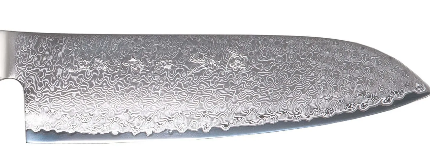 Couteau santoku japonais Yaxell SUPERGOU 16.5cm damas 161 couches
