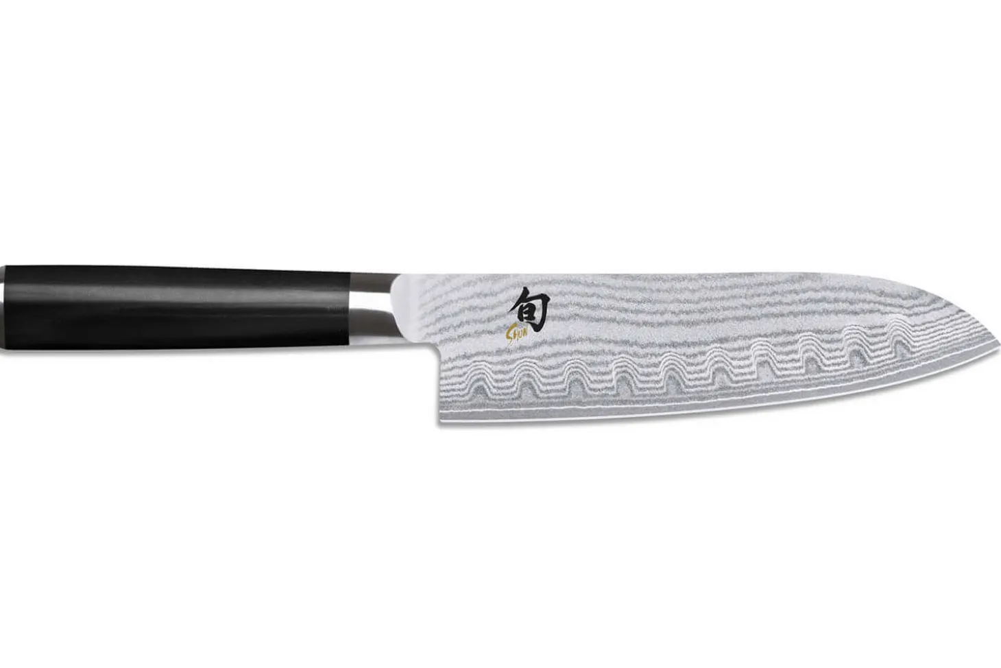 Couteau santoku Kai Shun Classic damas lame alvéolée 18cm
