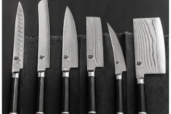 Couteau santoku Kai Shun Classic damas lame alvéolée 18cm