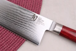 Couteau santoku Kai Shun Classic série limitée Red lame 19cm