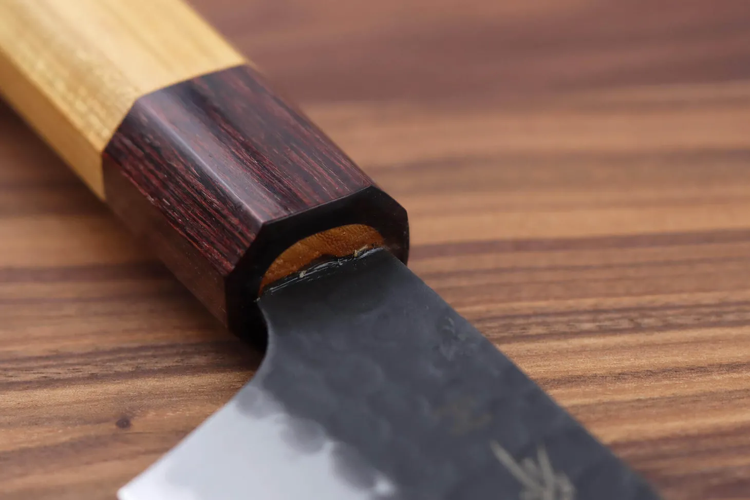 Couteau santoku kengata 16cm japonais Sakai Takayuki AS brut de forge