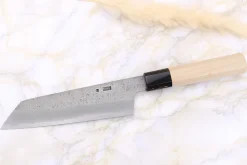 Couteau santoku kiritsuke 18cm japonais artisanal Sakai Kikumori Kikuzuki Rin
