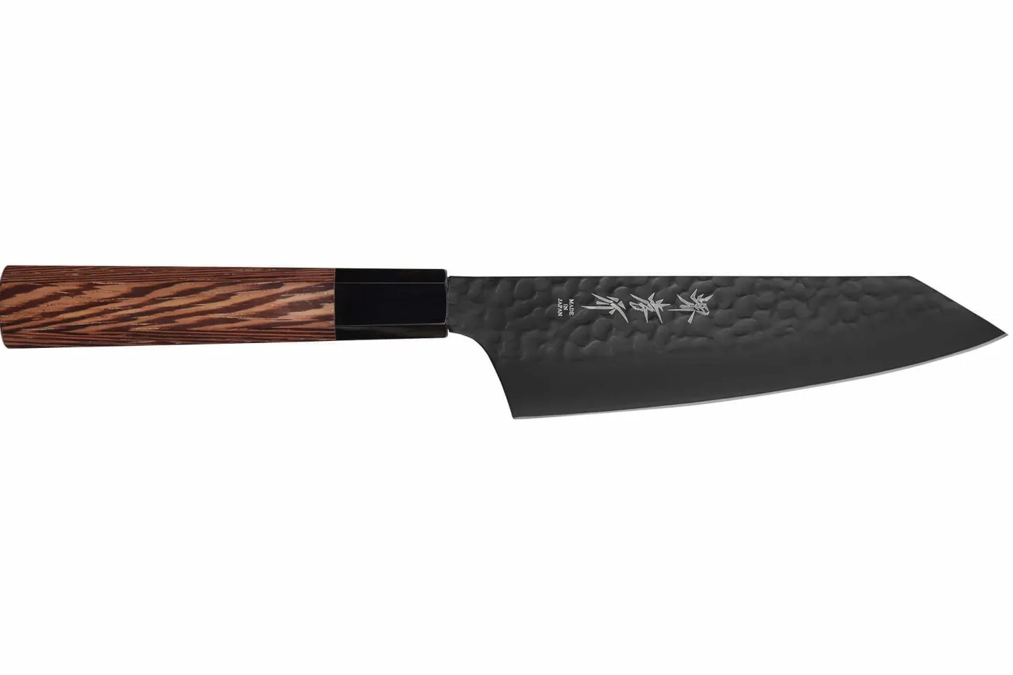 Couteau santoku kiritsuke 16cm japonais Sakai Takayuki Kurokage VG10 manche en wengé