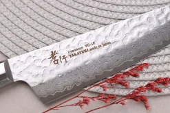 Couteau santoku kiritsuke japonais 16cm Sakai Takayuki Damascus Western 33 couches