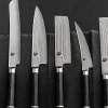 Couteau santoku pour gaucher damas Shun lame 18cm