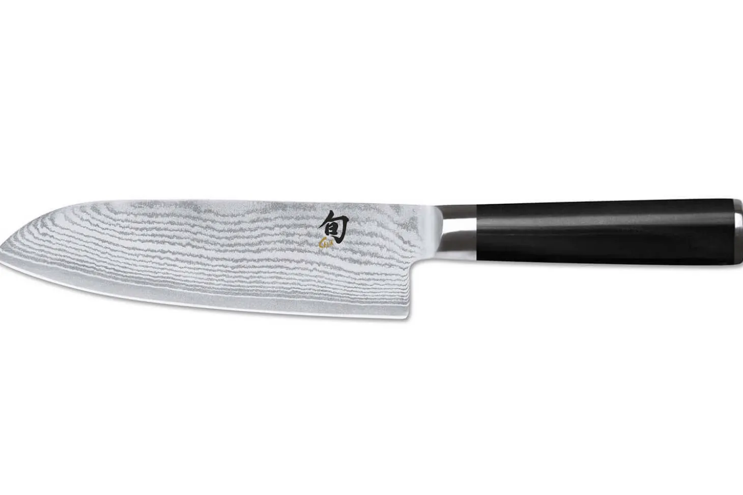 Couteau santoku pour gaucher damas Shun lame 18cm