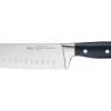 Couteau santoku Rösle Tradition lame alvéolée 17,5cm