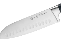 Couteau santoku Rösle Tradition lame alvéolée 17,5cm