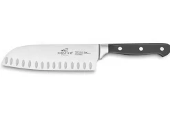 Couteau Santoku Sabatier International Pluton alvéolé 18cm manche 3 rivets