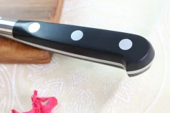 Couteau santoku Sabatier Éléphant Idéal Forgé 17cm manche nylon noir