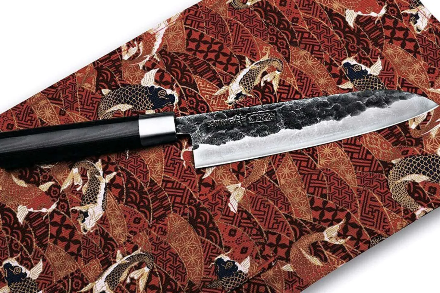 Couteau santoku Samura Blacksmith martelé 18cm